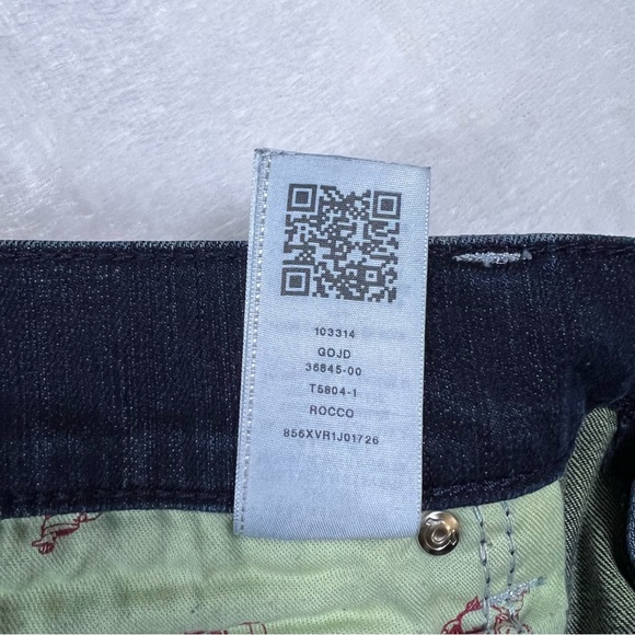 True Religion Rocco Relaxed Skinny Jeans 42x34 - Picture 8 of 8